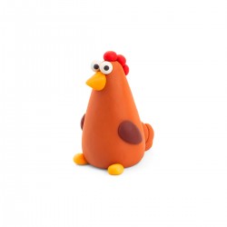 Набор самозатвердевающего пластилина Липака – Домашние птицы: Курица фото-3