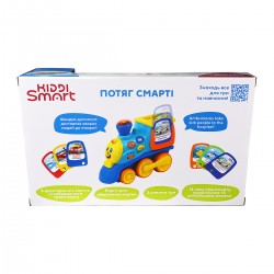 Інтерактивна двомовна іграшка Kiddi Smart – Потяг Смарті фото-4