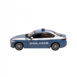 Автомодель - Alfa Romeo Giulia Polizia (Синій, 1:24) фото-4