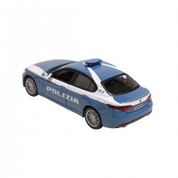Автомодель - Alfa Romeo Giulia Polizia (Синій, 1:24) фото-2