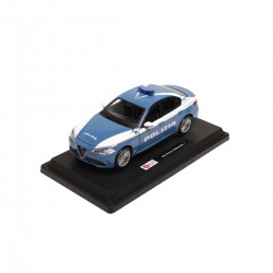 Автомодель - Alfa Romeo Giulia Polizia (Синій, 1:24) фото-3