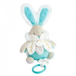 Музыкальная игрушка Doudou – Кролик мятный (20 cm) фото-1