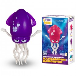 Інтерактивна іграшка Tiki Wiki – Кальмаріні денсеріні (світло, українською, пурпуровий)