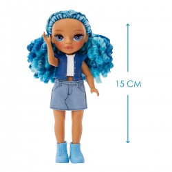 Ігровий набір з лялькою Rainbow High серії Littles - Сапфіра фото-3