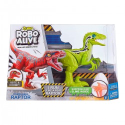 Интерактивнаяигрушка Robo Alive - Зелёный велоцираптор фото-3
