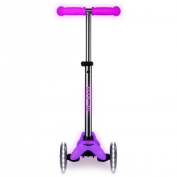 Самокат Micro серии Mini Deluxe Glow LED - Морозный розовый фото-6