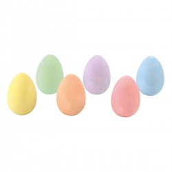 Набір кольорової крейди для малювання у формі яйця - Весняні кольори фото-3