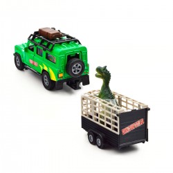 Ігровий набір – Land Rover (з причепом і динозавром) фото-7
