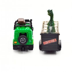 Ігровий набір – Land Rover (з причепом і динозавром) фото-8