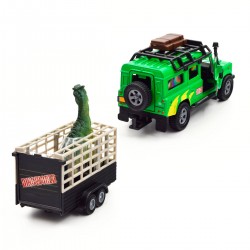Ігровий набір – Land Rover (з причепом і динозавром) фото-9