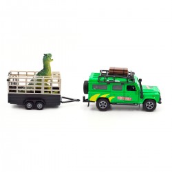 Ігровий набір – Land Rover (з причепом і динозавром) фото-10