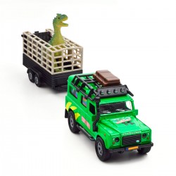 Ігровий набір – Land Rover (з причепом і динозавром) фото-11