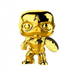 Ігрова Фігурка Funko Pop! Серії Золотий Хром - Капітан Америка фото-1