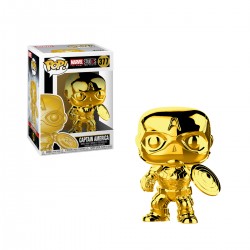 Ігрова Фігурка Funko Pop! Серії Золотий Хром - Капітан Америка фото-2