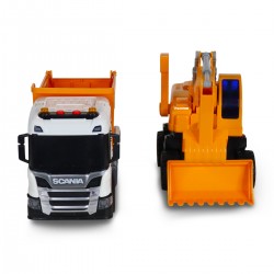 Игровой набор серии 2 in 1 Truck – Самосвал  Scania и экскаватор (свет, звук) фото-2