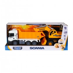 Игровой набор серии 2 in 1 Truck – Самосвал  Scania и экскаватор (свет, звук) фото-6
