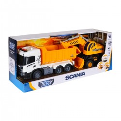 Игровой набор серии 2 in 1 Truck – Самосвал  Scania и экскаватор (свет, звук) фото-7