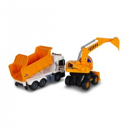 Игровой набор серии 2 in 1 Truck – Самосвал  Scania и экскаватор (свет, звук) фото-14