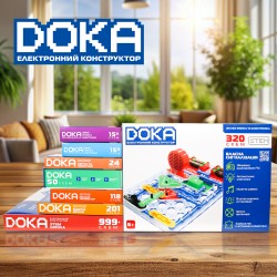 Конструктор електронний Doka 320 схем фото-9