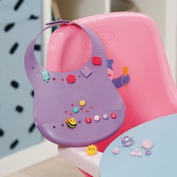 Нагрудник для куклы Baby Born серии Pinplay – Стильное кормление фото-3