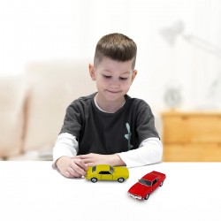 Автомодель - Chevrolet Camaro Z28 1968 (червоний, жовтий) фото-3