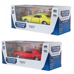 Автомодель - Chevrolet Camaro Z28 1968 (червоний, жовтий) фото-4