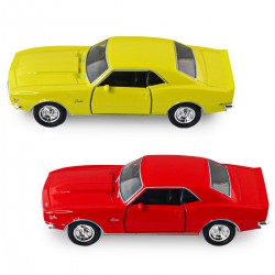 Автомодель - Chevrolet Camaro Z28 1968 (червоний, жовтий) фото-8