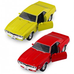 Автомодель - Chevrolet Camaro Z28 1968 (червоний, жовтий) фото-15
