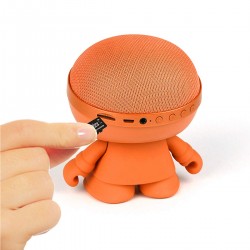 Акустика Xoopar - Xboy Glow (12Cm, Помаранчева, Bluetooth , Стерео, Mp3-Програвачем З Sd-Карт) фото-3