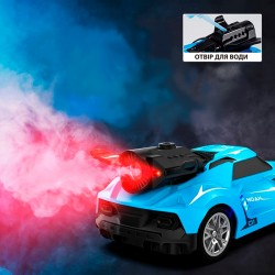 Автомобиль Spray Car на р/у – Sport (голубой, 1:24, свет, функция туман) фото-5