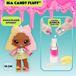 Игровой набор с куклой и блеском для губ Yummiland S2 – Ния Кенди Флафф фото-6
