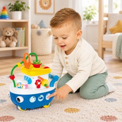 Игровой центр Kiddi Smart - Кораблик приключений (украинский, свет) фото-4