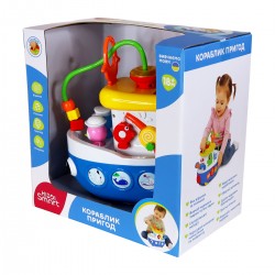 Игровой центр Kiddi Smart - Кораблик приключений (украинский, свет) фото-6