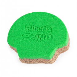 Набор пескадля детскоготворчества -KINETICSAND РАКУШКА ЗЕЛЕНАЯ фото-2