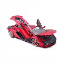 Автомодель - Lamborghini Sián FKP 37 (червоний металік, 1:18) фото-6
