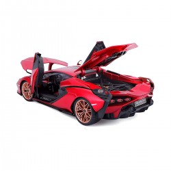 Автомодель - Lamborghini Sián FKP 37 (червоний металік, 1:18) фото-7