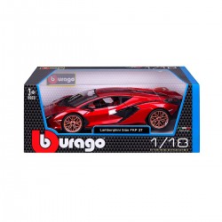 Автомодель - Lamborghini Sián FKP 37 (червоний металік, 1:18) фото-8