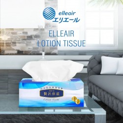 Салфетки Бумажные Экстрауспокаивающие Elleair Premium Lotion Й (В Коробке, 200 Шт) фото-3
