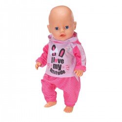 Набор одежды для куклы BABY born - Спортивный костюм (роз.) фото-2