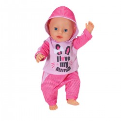 Набор одежды для куклы BABY born - Спортивный костюм (роз.) фото-3