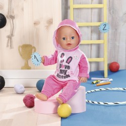 Набор одежды для куклы BABY born - Спортивный костюм (роз.) фото-4