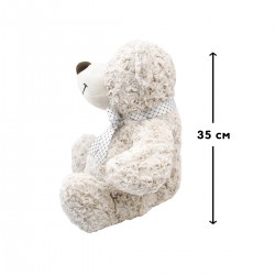 M'як. ігр. – Ведмідь (білий, з бантом, 35 cm) фото-2