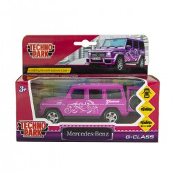 Автомодель GLAMCAR - MERCEDES-BENZ G-CLASS (фиолетовый) фото-10