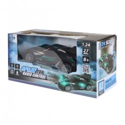 Автомобіль Spray Car на р/к - Sport (чорний, 1:24, світло, вихлопна пара) фото-3