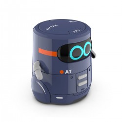 Розумний робот з сенсорним керуванням та навчальними картками - AT-ROBOT 2 (темно-фіолетовий) фото-2