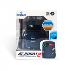 Розумний робот з сенсорним керуванням та навчальними картками - AT-ROBOT 2 (темно-фіолетовий) фото-5
