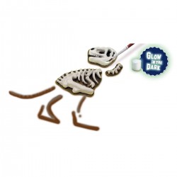 Набір для створення гіпсової фігурки - Ті-Рекс зі скелетом фото-4
