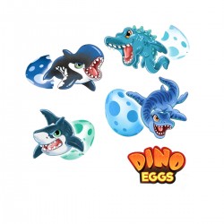Растущая игрушка в яйце «Dino Eggs» - Динозавры неба, земли, моря фото-4