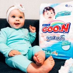 Підгузки GOO.N для дітей колекція 2019 (розмір L, 9-14 кг) фото-7