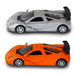 Автомодель - McLaren F1 1992 (сірий, помаранчевий) фото-5
